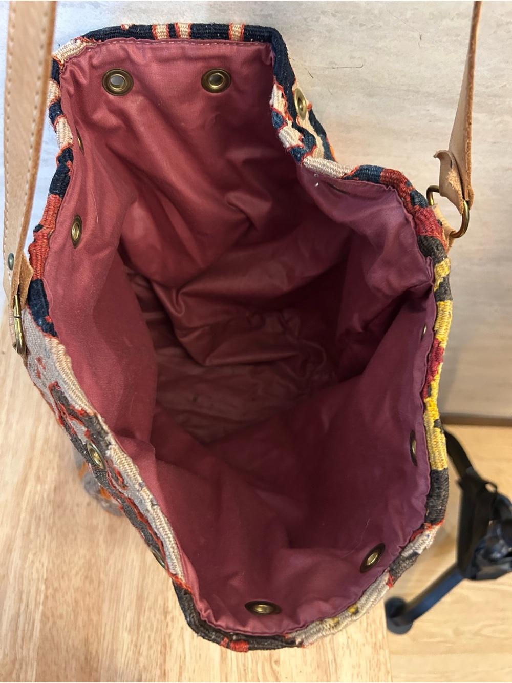 Vintage Matt Camron Turkish Kilim Bucket Bag - Picture 8 of 16